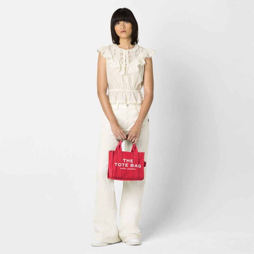 Marc Jacobs The Small Canvas Tote Bag - Persian Red - Picture 7 of 9